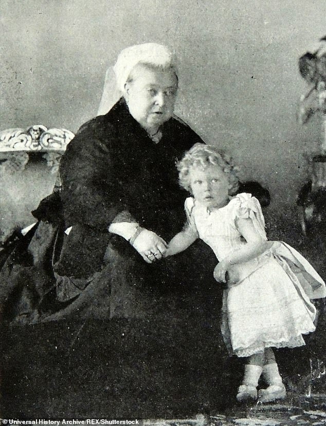 ‘Do you know, my dears,’ Princess Marie Louise said, ‘when I was young I stayed with all my siblings with Queen Victoria (pictured) and she sent a telegram to my mother: “Children very well, but poor little Louise very ugly.” Imagine that!’